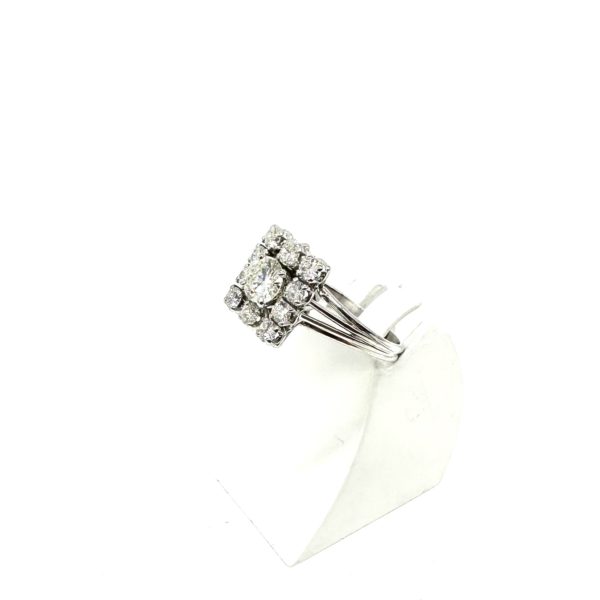 Bague or blanc et diamants – Image 4