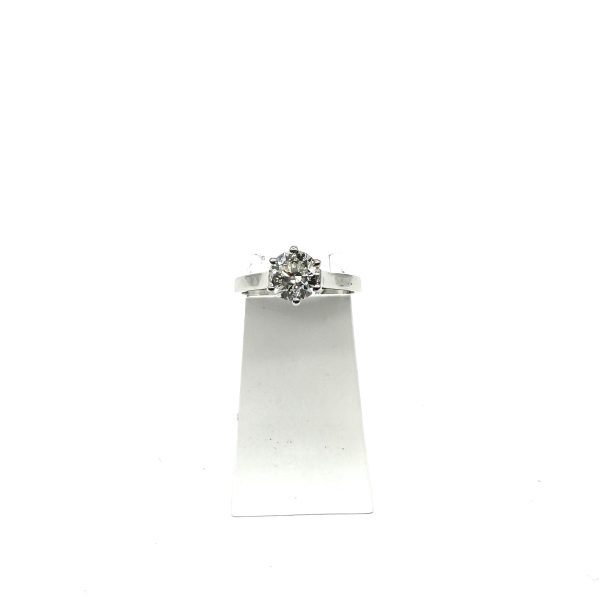 bijou occasion bijouterie frot guilde bague or blanc contemporain diamants