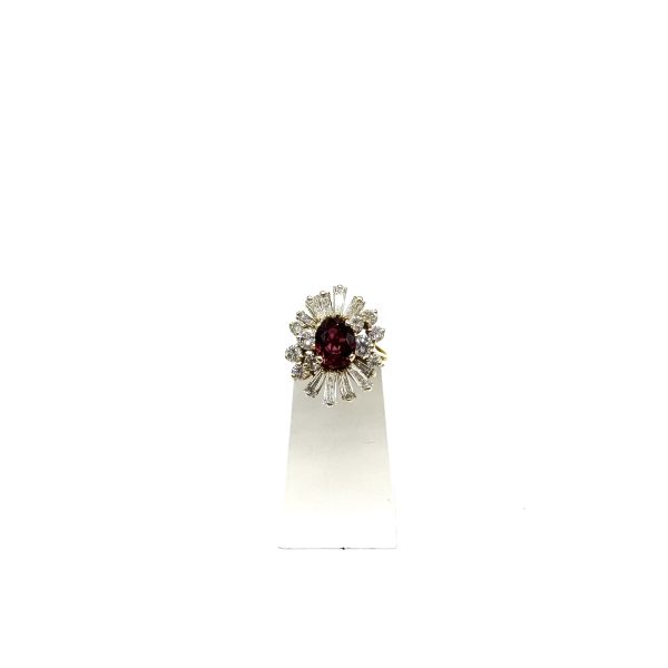 bijou occasion bijouterie frot guilde bague or jaune rubis joaillerie contemporaine diamants