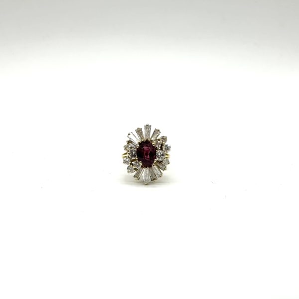 bijou occasion bijouterie frot guilde bague or jaune rubis joaillerie contemporaine diamants