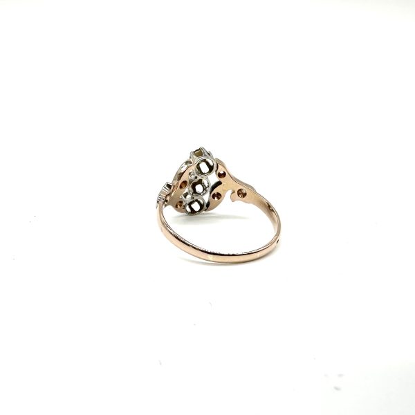 bijou occasion bijouterie frot guilde bague or rose platine ancien diamants