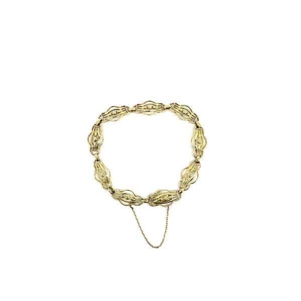 bijou occasion bijouterie frot guilde or jaune 750 bracelet fantaisie