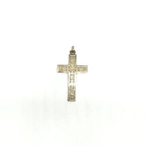 bijou occasion bijouterie frot guilde or jaune pendentif croix volume